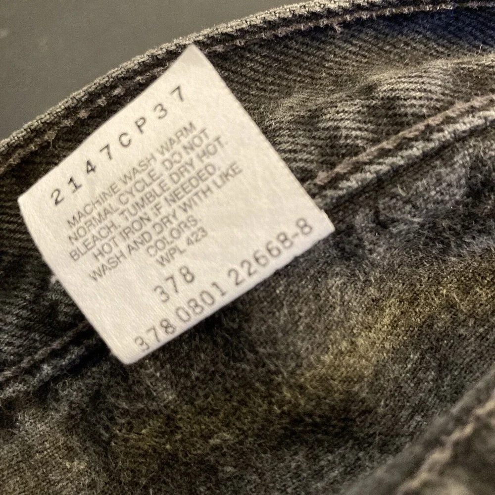 Levis 550‎ Jeans Mens 34x30 (Measured 32x28.5) Black Relaxed Fit Vintage Y2K